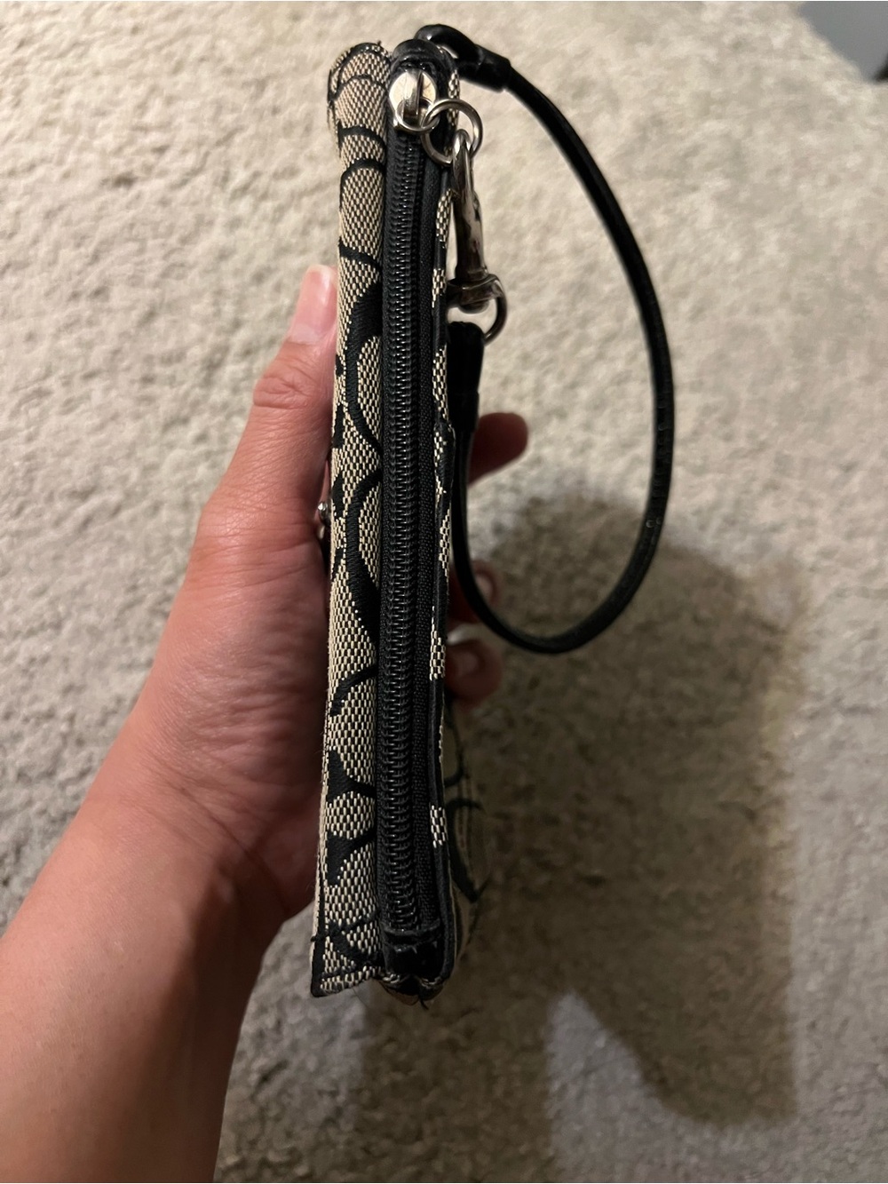 Coach SoHo Signature Canvas Wristlet Wallet - Picture 3 of 10